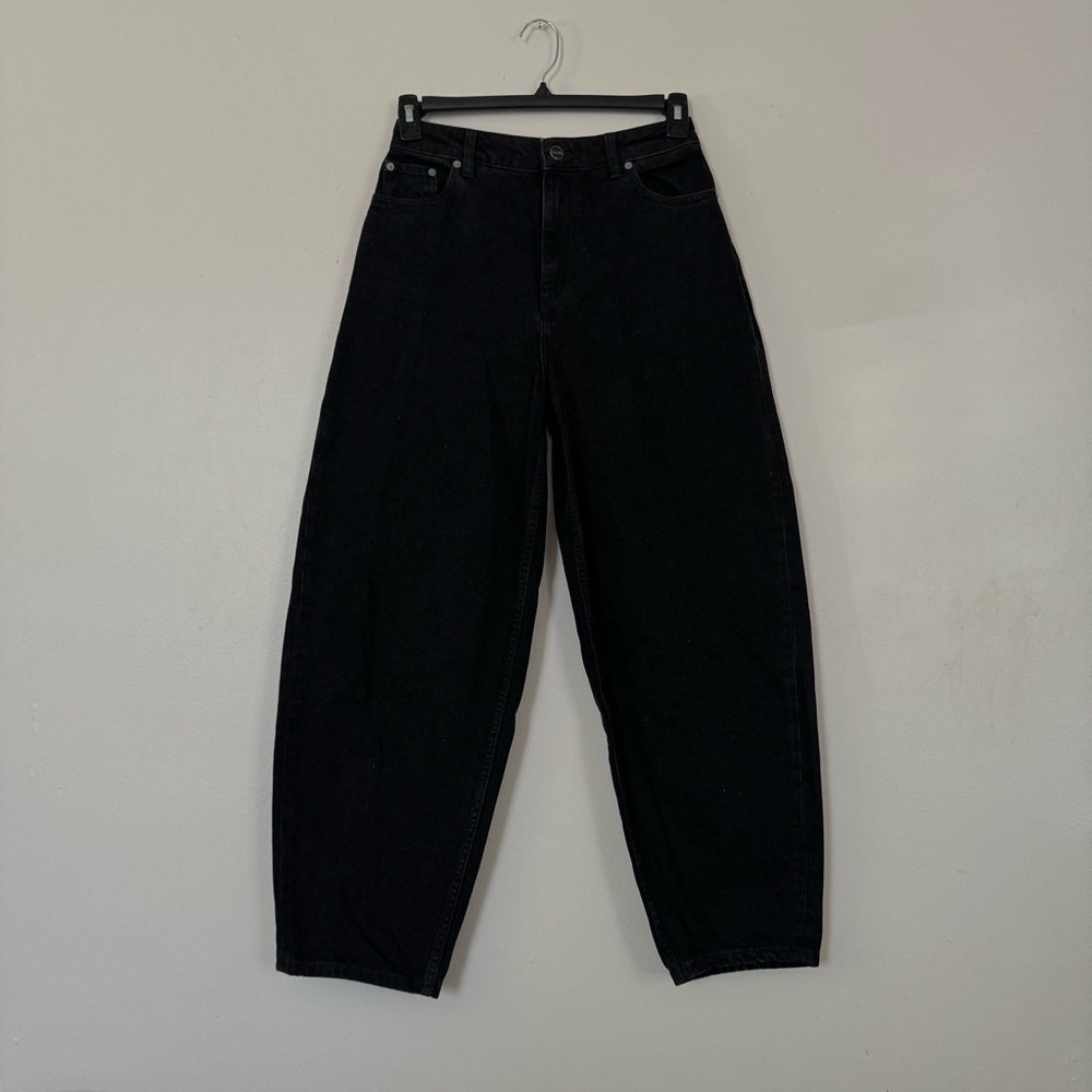 Ganni Black High Rise Women Jeans